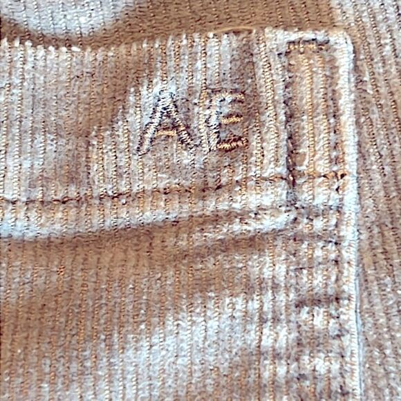 American Eagle corduroy pants light gray 6 regular Classic Skinny - Picture 6 of 13